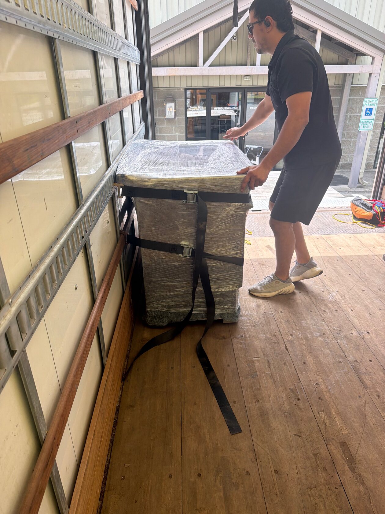 Furniture delivered and placed