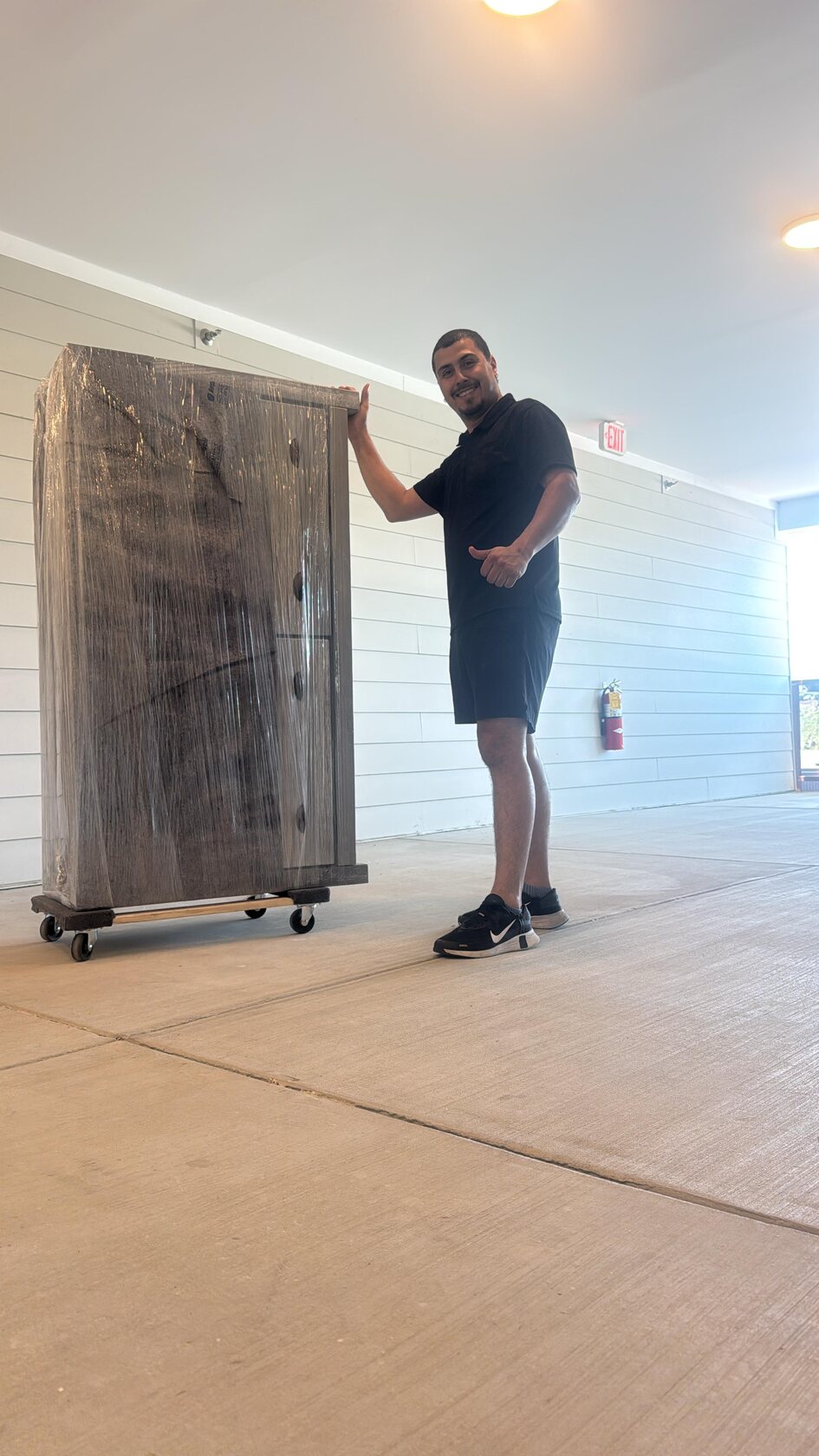 Wrapped and ready to move